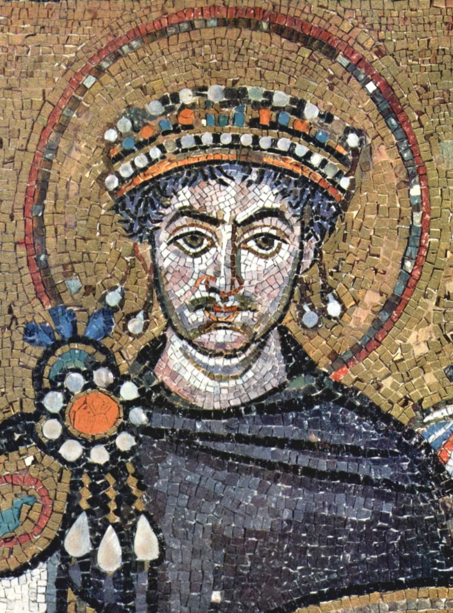  The Emperor Justinian I, r. 527-565.