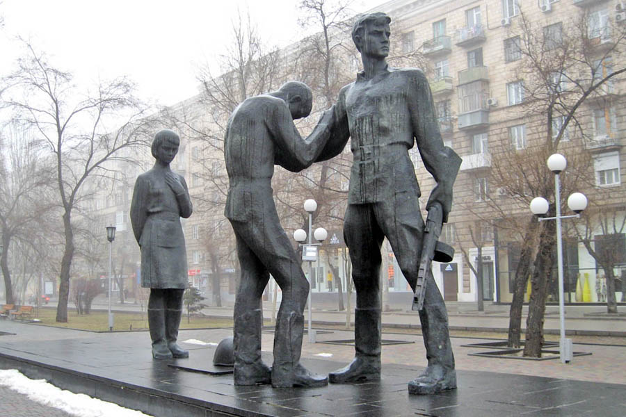 The Monument to Komsomol Defenders of Stalingrad.