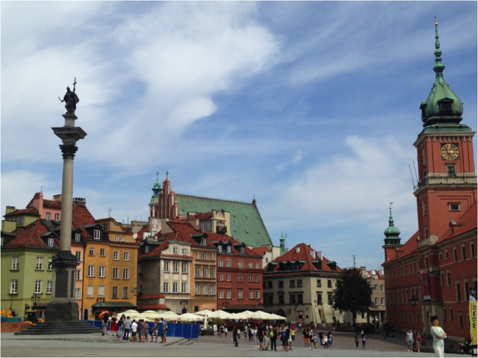 Warsaw’s Castle Square.