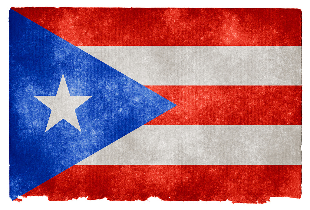 The flag of Puerto Rico, adopted in 1952.