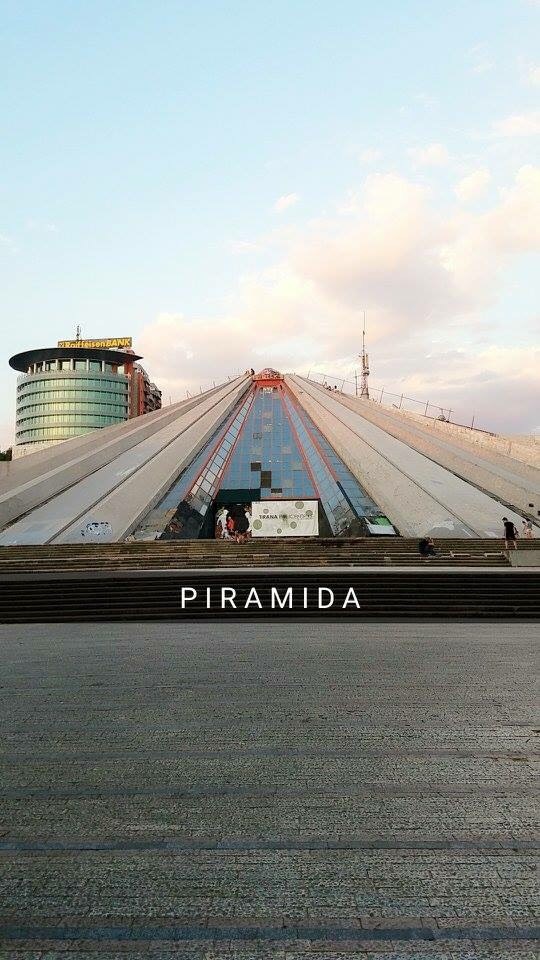 'The Pyramid' in Tirana.