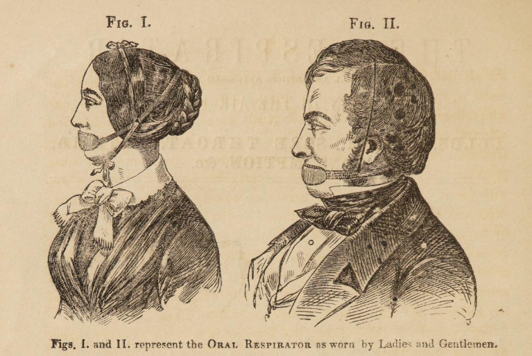 Jeffreys's Respirator advertisement, 1851.