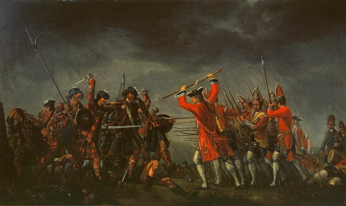 The Battle of Culloden by David Morier.