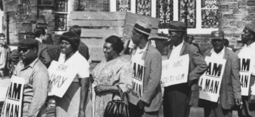 Civil Rights protest.