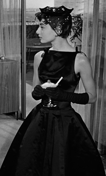 Audrey Hepburn in Sabrina.