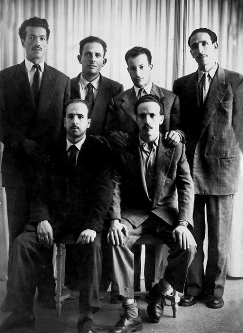 Six founders of the Algerian FLN.