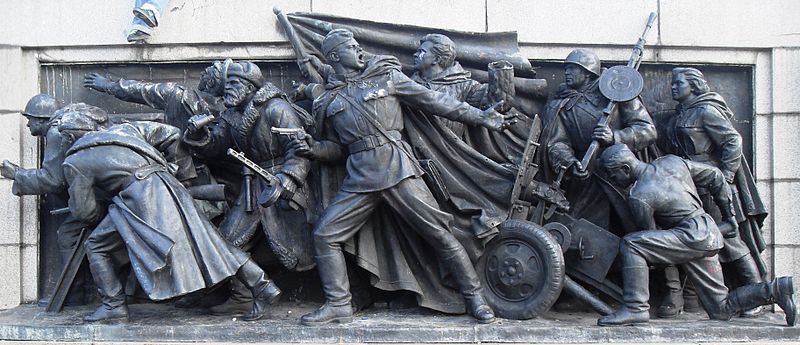 Monument of the Soviet army in Sofia.