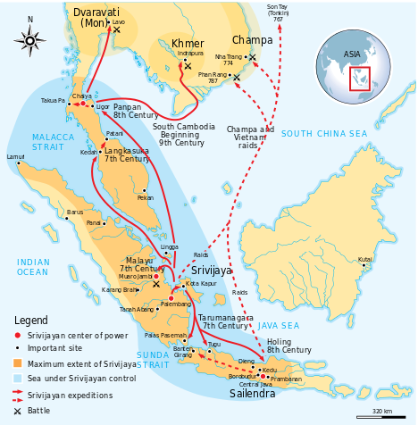 Singapore was once part of the Srivijaya Empire.
