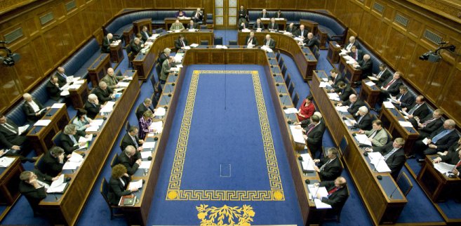 Northern Ireland Assembly made up of 108 seats.