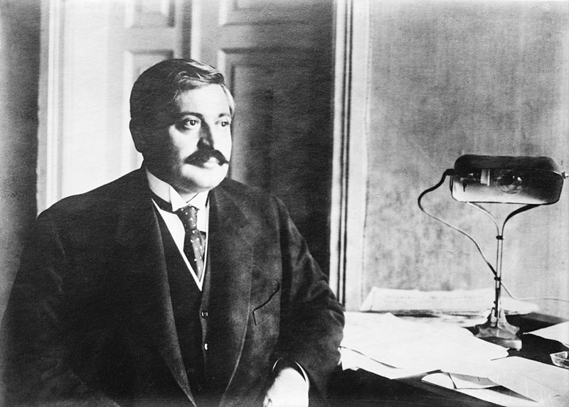 Ottoman Interior Minister Talat Pasha.