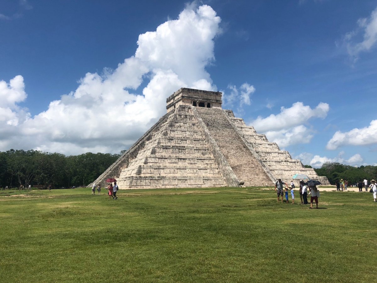 The Temple of Kukulkan at Chichén Itzá.