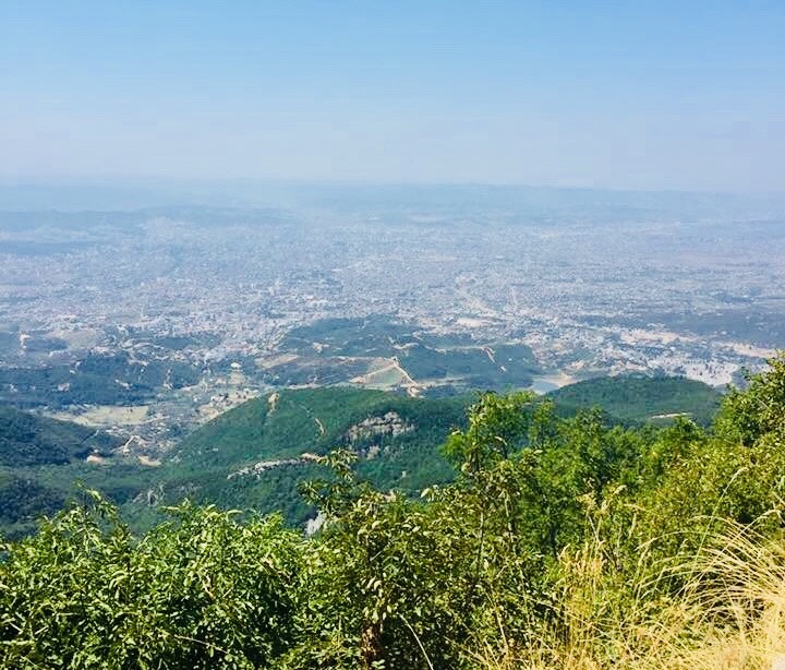 A view of Tirana from Mt. Dajti.