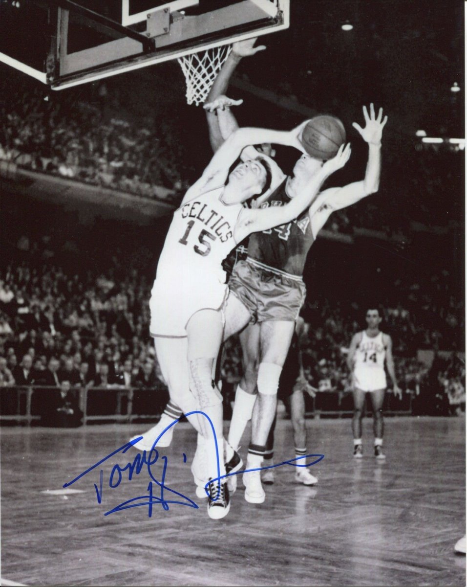 Boston Celtics player Tom Heinsohn, a key figure in the 1964 NBA All-Star game flash boycott, 1962.