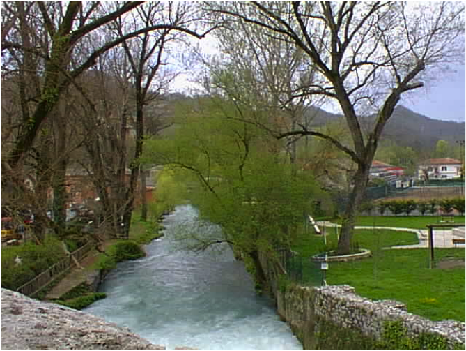 The Aniene River.