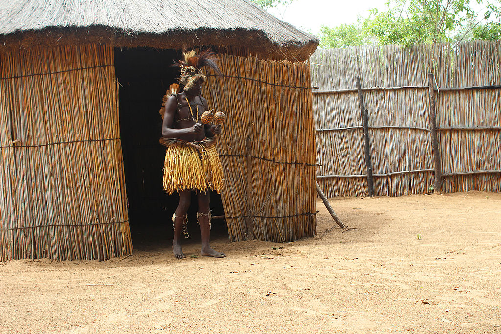 A traditional healer in Namibia, 2014