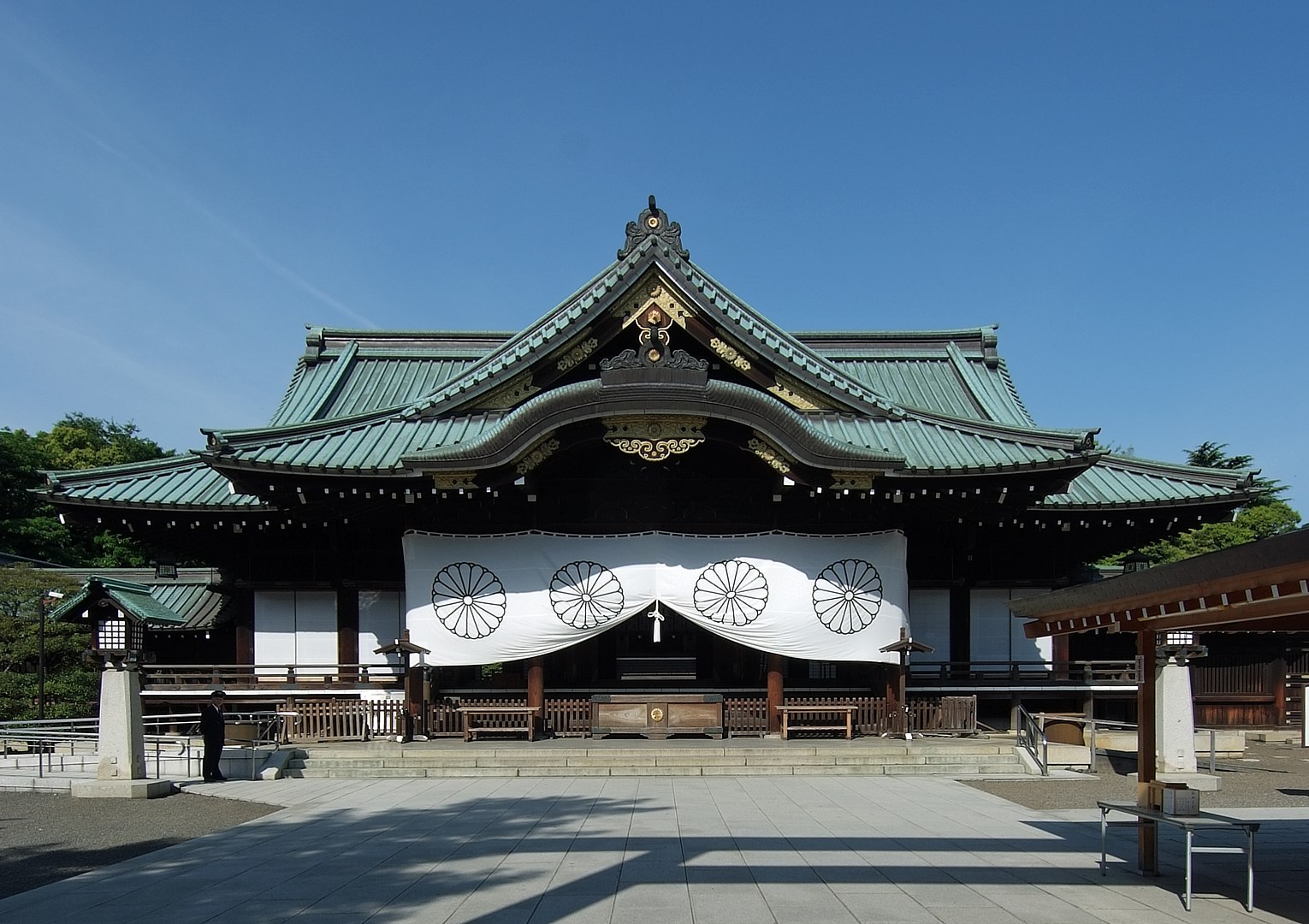 The Yasukuni Shrine in Tokyo.