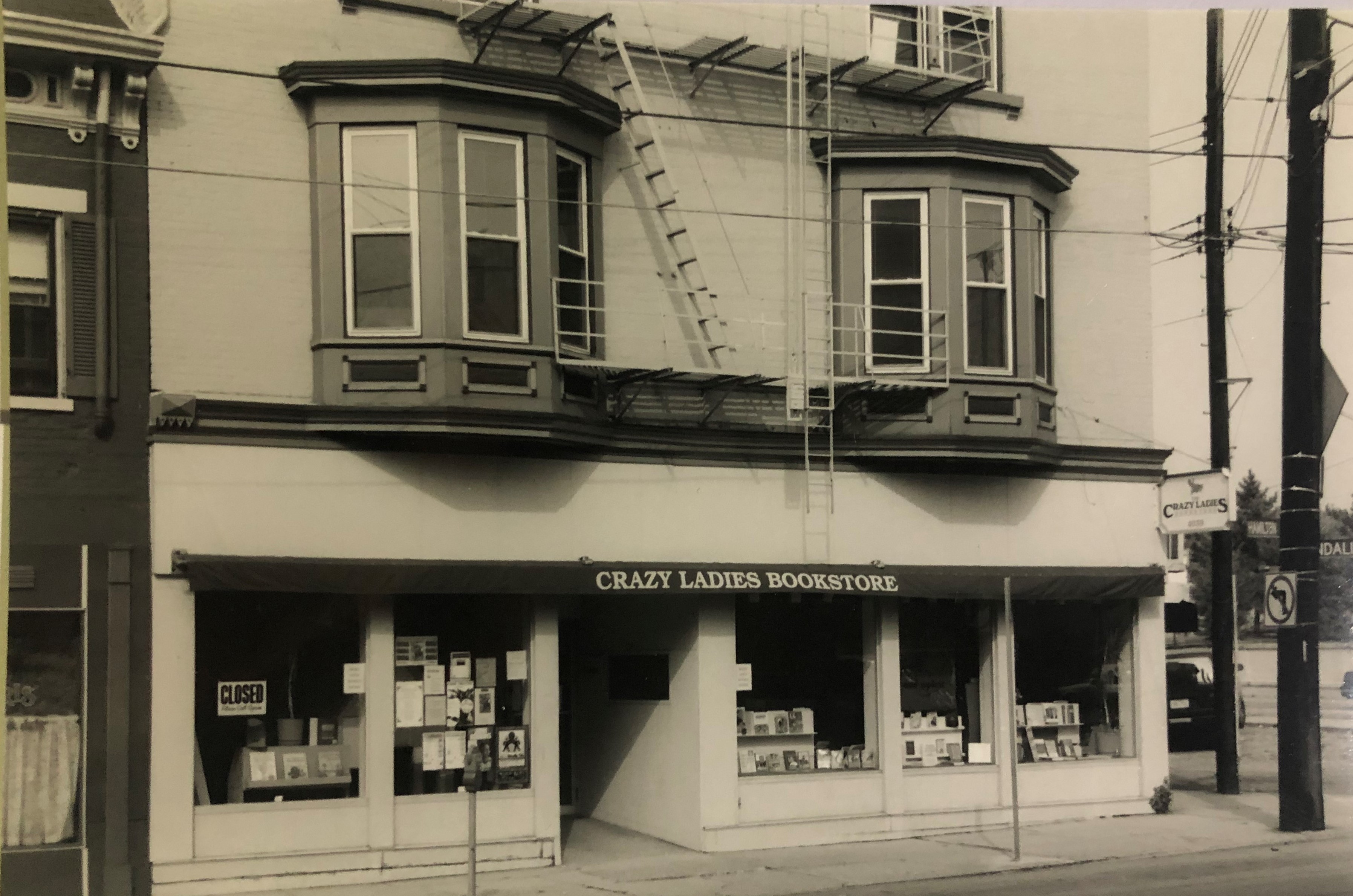 The Crazy Ladies Bookstore.