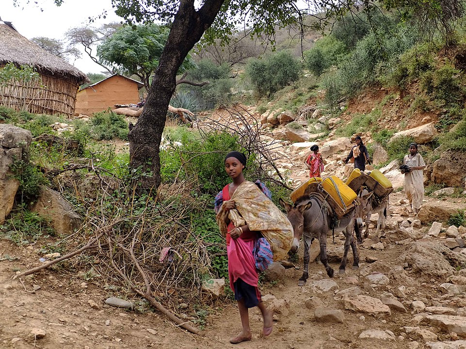 Oromo villagers.