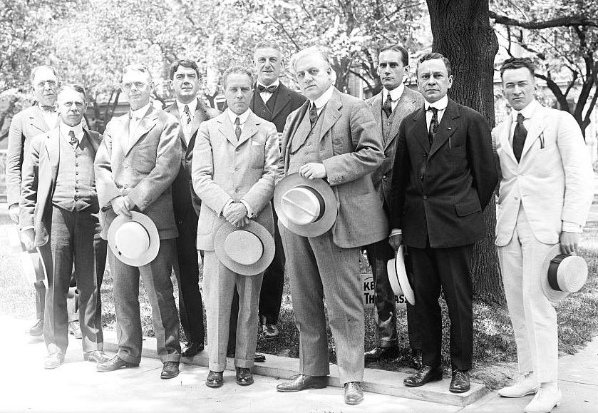 Alien Property Custodian executive staff in 1918.