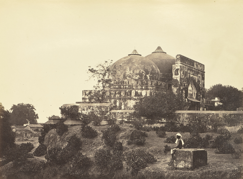 Babri Masjid in Faizabad (now Ayodhya), India, c.1863-1887