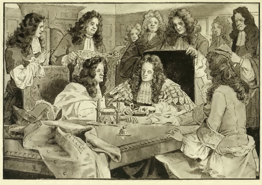 Sealing of the Bank of England Charter (1694).