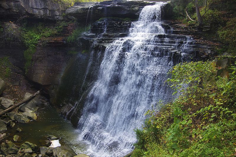 Brandywine Falls in Cuyahoga Valley National Park, Ohio.