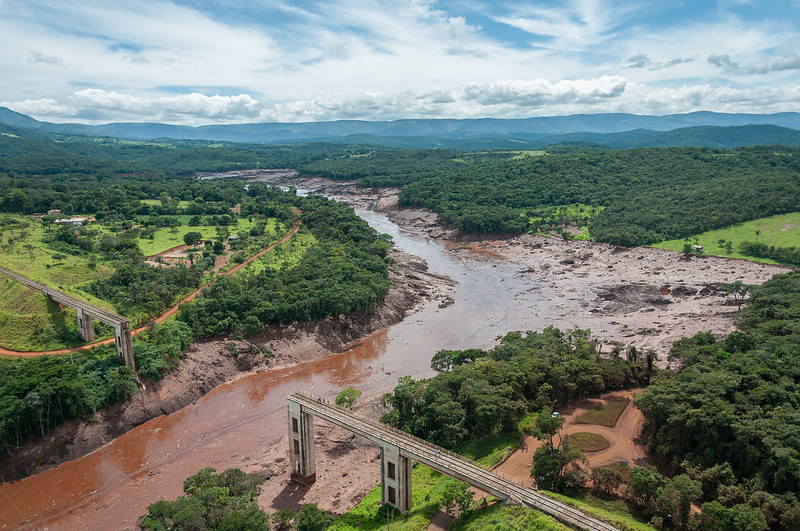 Brumadinho disaster in Minas Gerais, Brazil, in 2019.