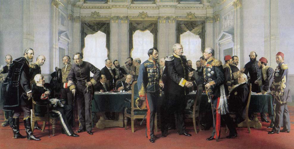 An 1881 interpretive painting of the Congress of Berlin by Anton von Werner.