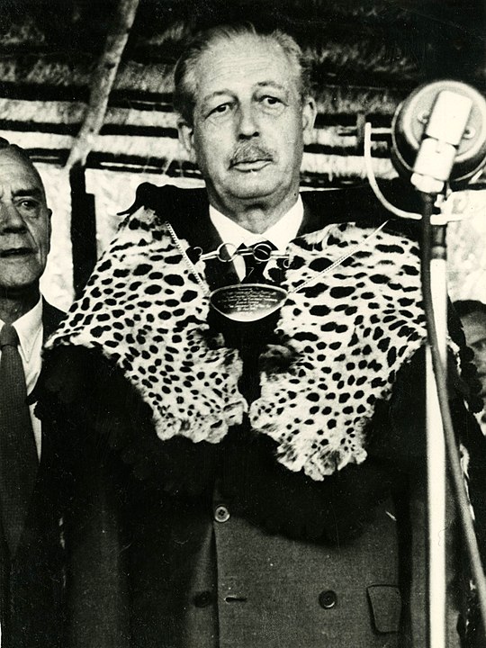Pictured here is Harold Macmillan during his 1960 tour of the African colonies.