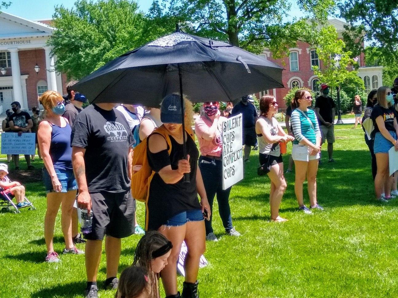 A Black Lives Matter rally in Medina in 2020.