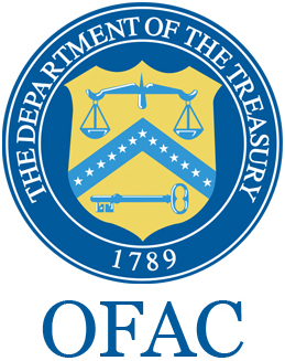 The logo of the U.S. Treasury Department’s Office of Foreign Assets Control.