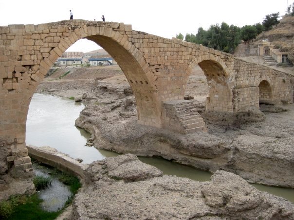 Built in c.750, the Pira Delal bridge crosses over the Khabur river in Zakho, Iraqi Kurdistan.
