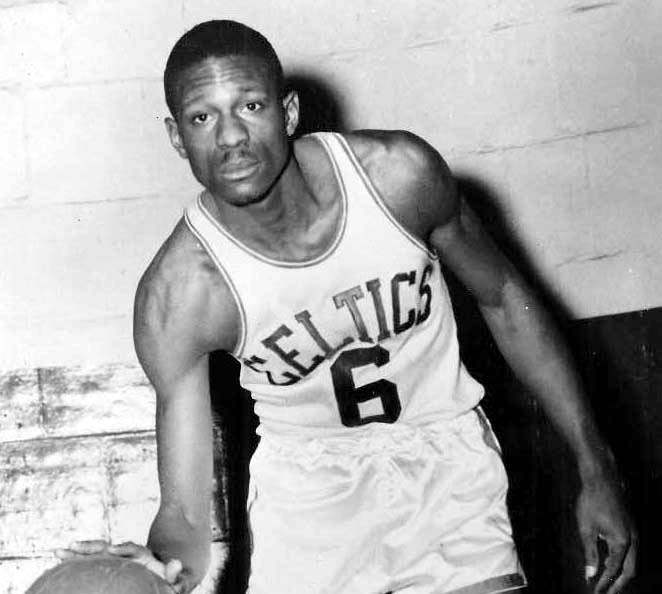 Bill Russell during his first years with the Celtics franchise, c. 1960