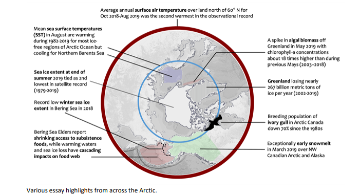 Graphic from the 2019 NOAA Arctic Report Card.
