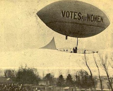 The Women’s Freedom League intended to airdrop promotion pamphlets.