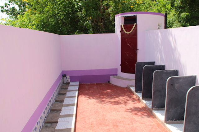 Female students’ urinals at Govt. Middle School in Tamil Nadu, India, in 2015