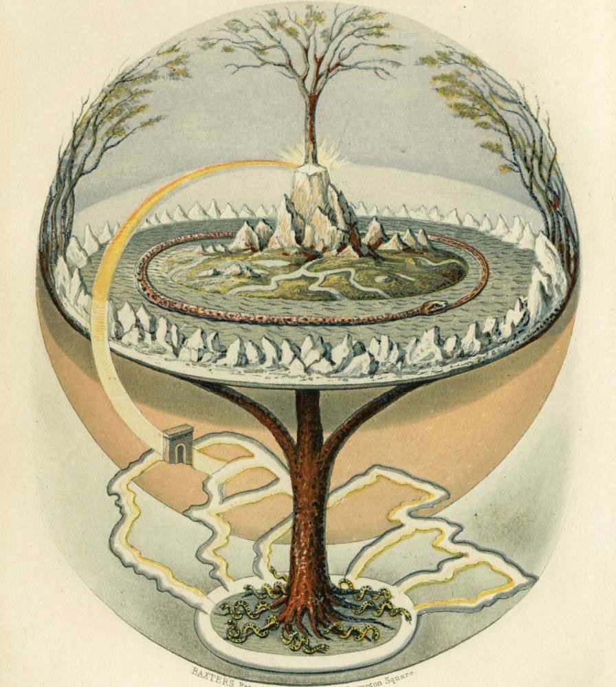 A modern depiction of Yggdrasil.