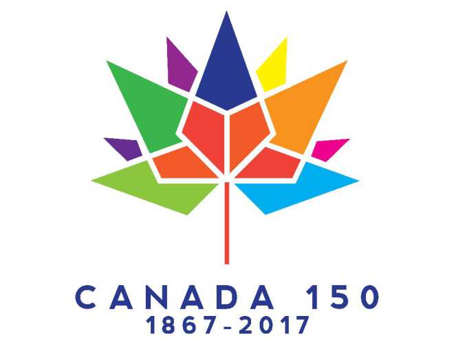 Logo for 'Canada 150.'