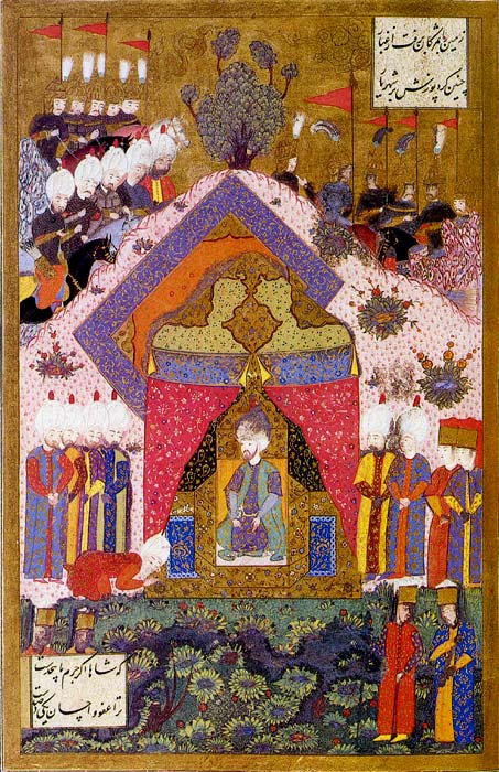A depiction of Suleiman the Magnificent (r. 1520-1566).