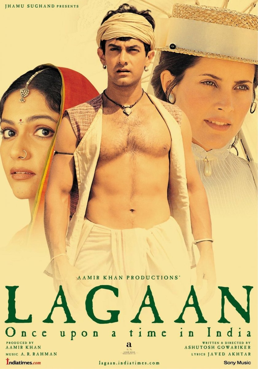 Film poster for Lagaan (2001).