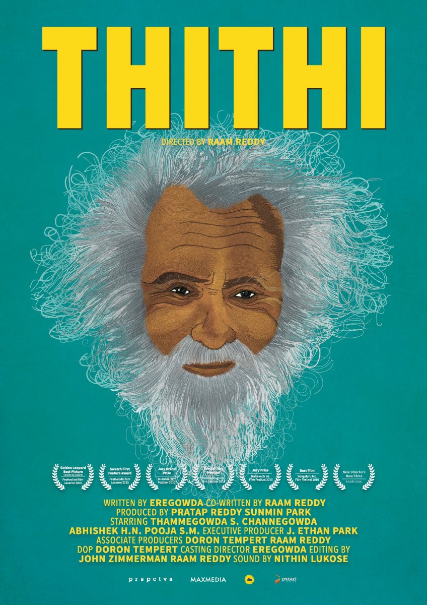 Film poster for Thithi (2016).