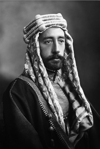Faisal I, the first king of Iraq.