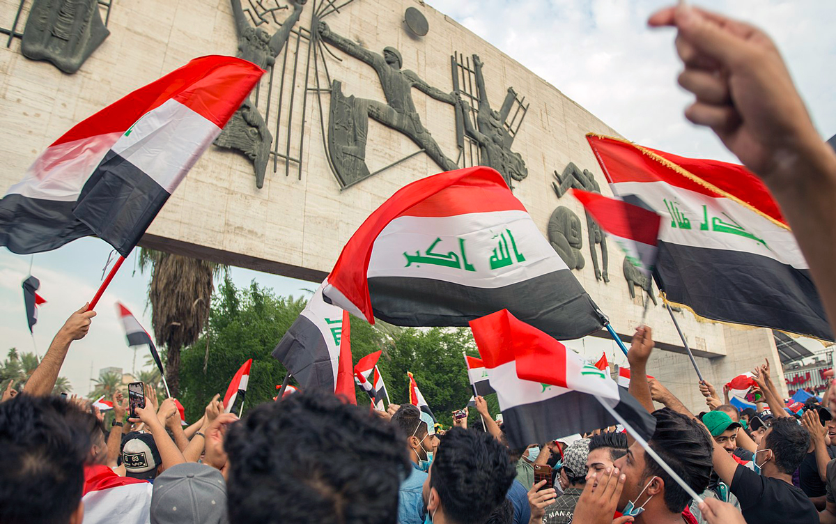 Protests in 2019 and 2020 have called for the removal of foreign troops from Iraq.