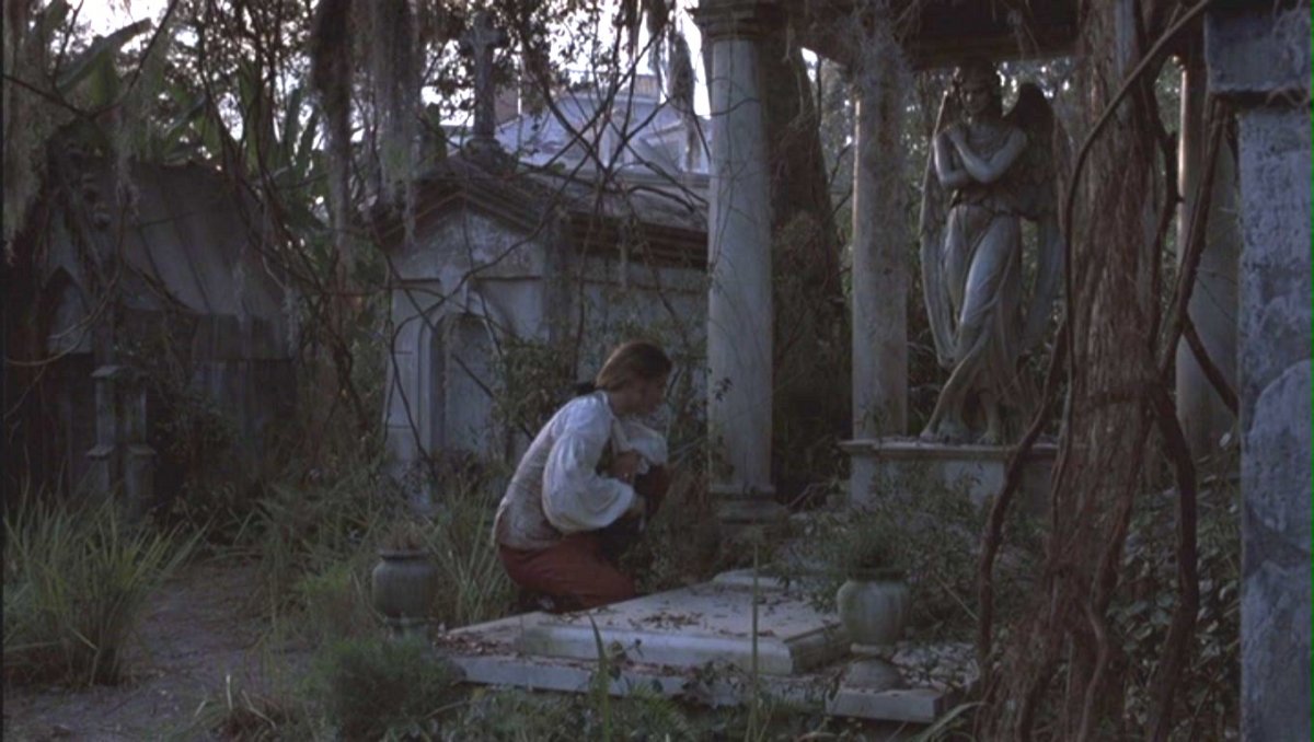 The hauntingly beautiful, albeit fictionalized, Louisiana cemetery in the 1994 film adaptation of Anne Rice's Interview with the Vampire.