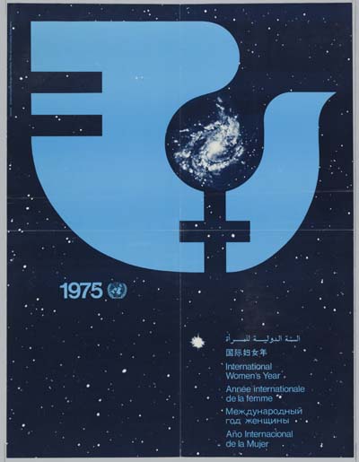 Poster for International Women's Year, 1975.