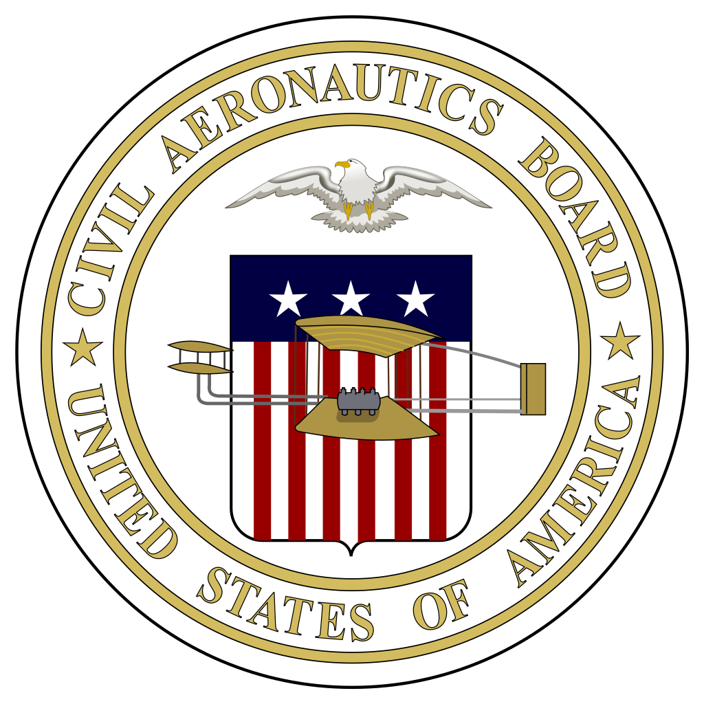 The seal of the Civil Aeronautics Board.