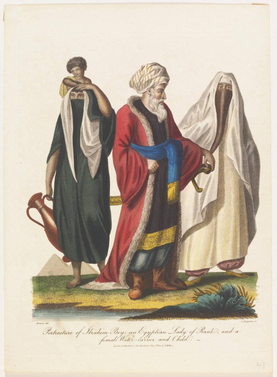 1804 Portrait of Ibrahim Bey by Dominique Vivant Denon.