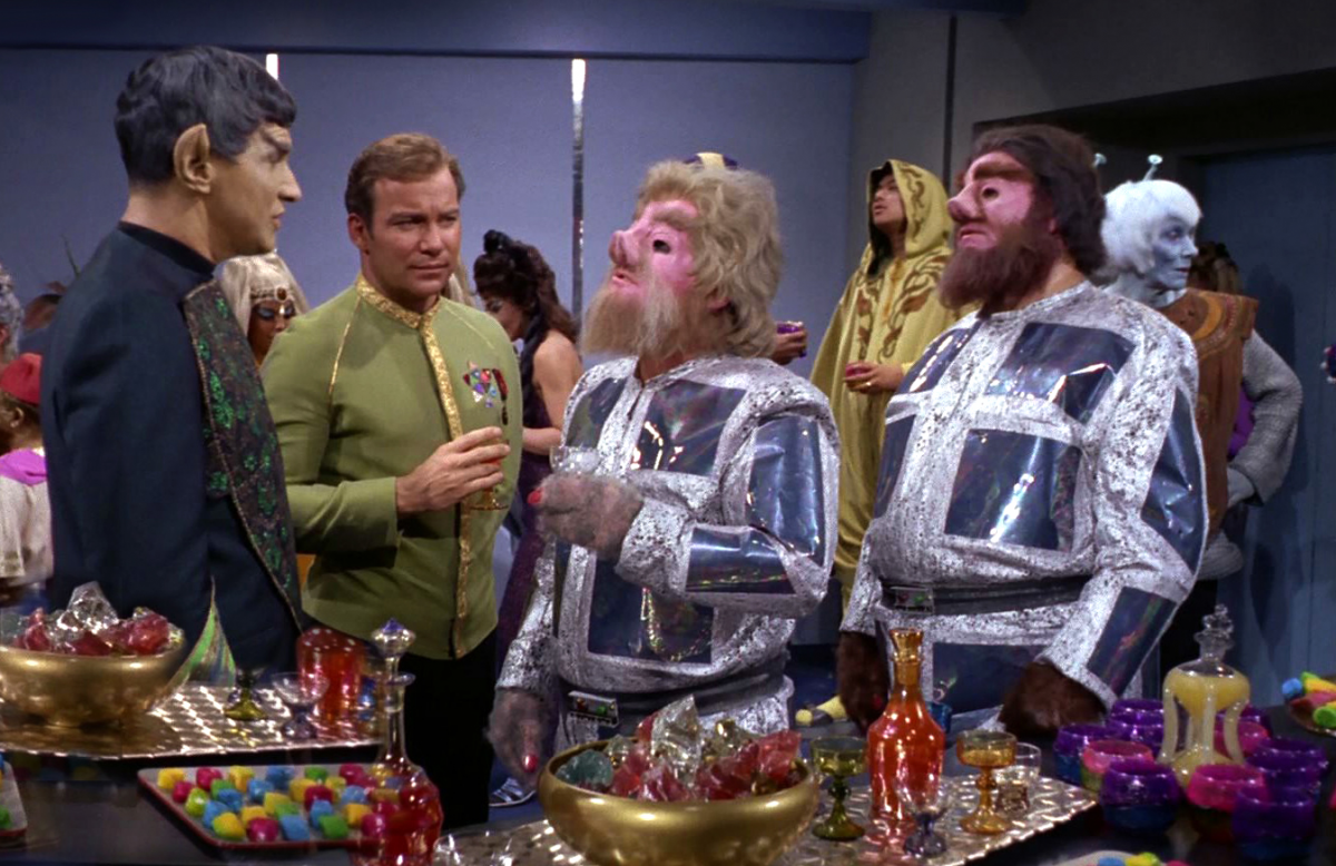 Scene from the 1967 episode 'Journey to Babel.'