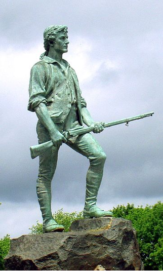 The Lexington Minuteman by Henry Hudson Kitson.
