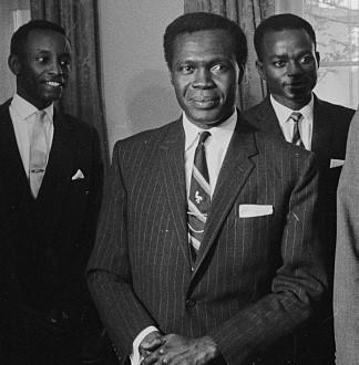 Milton Obote, Prime Minister and later President of Uganda 1962-71 and 1980-85.
